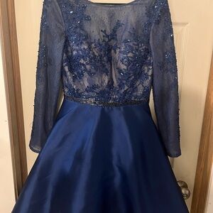 Morrell Maxie Navy Evening Gown